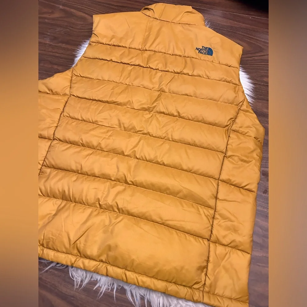 The North Face Men's Mustard Yellow Puffer Vest